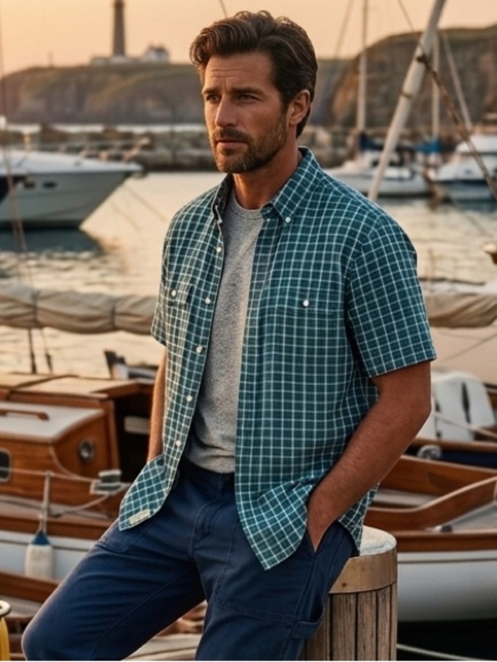 Polo Ralph Lauren - Shipyard Supply Co. Men’s Short Sleeve Plaid -Size XL